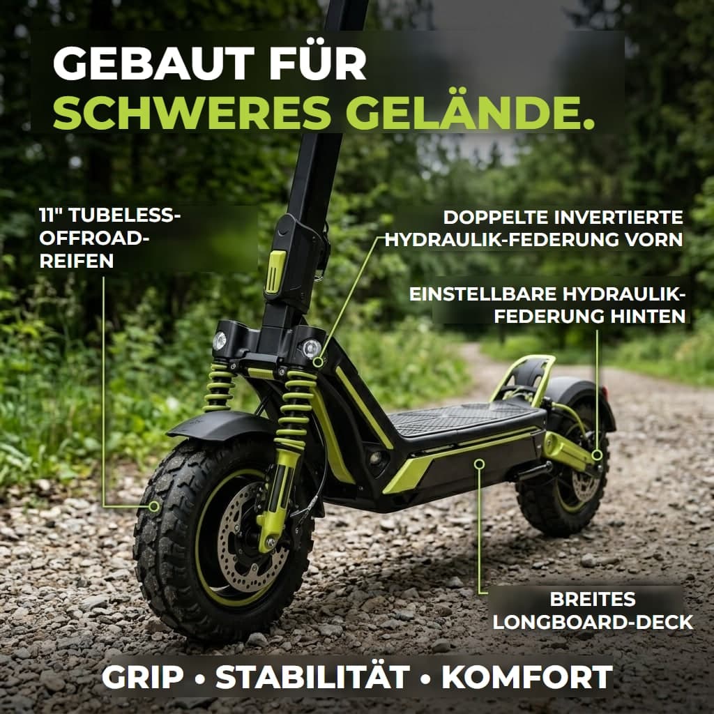 VORTEX Z10 2x2, App-vernetzter E-Scooter. - Detail 5