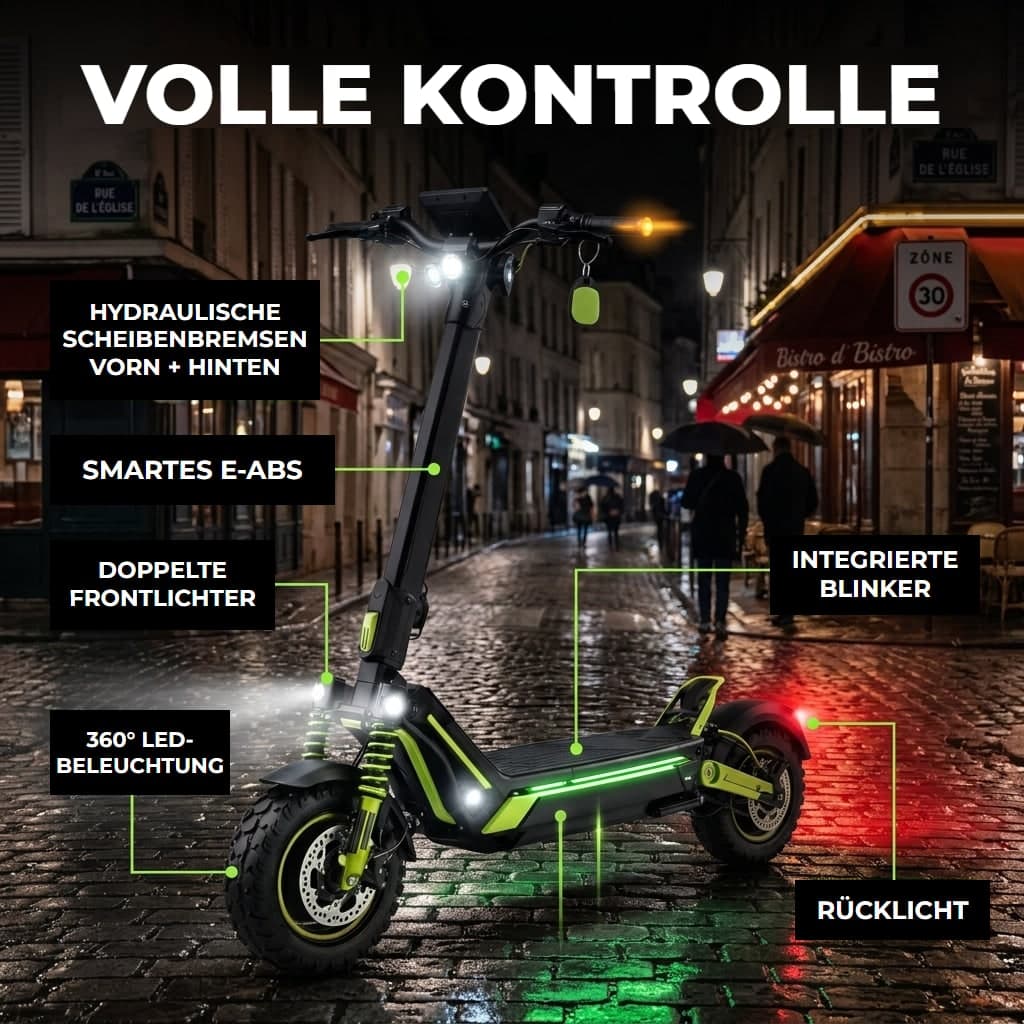 VORTEX Z10 2x2, App-vernetzter E-Scooter. - Detail 6