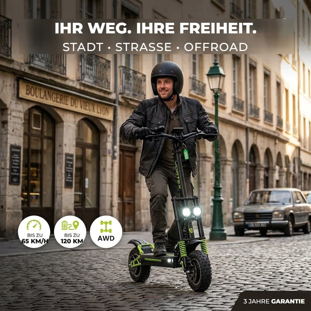 VORTEX Z10 2x2, App-vernetzter E-Scooter. - Detail 8