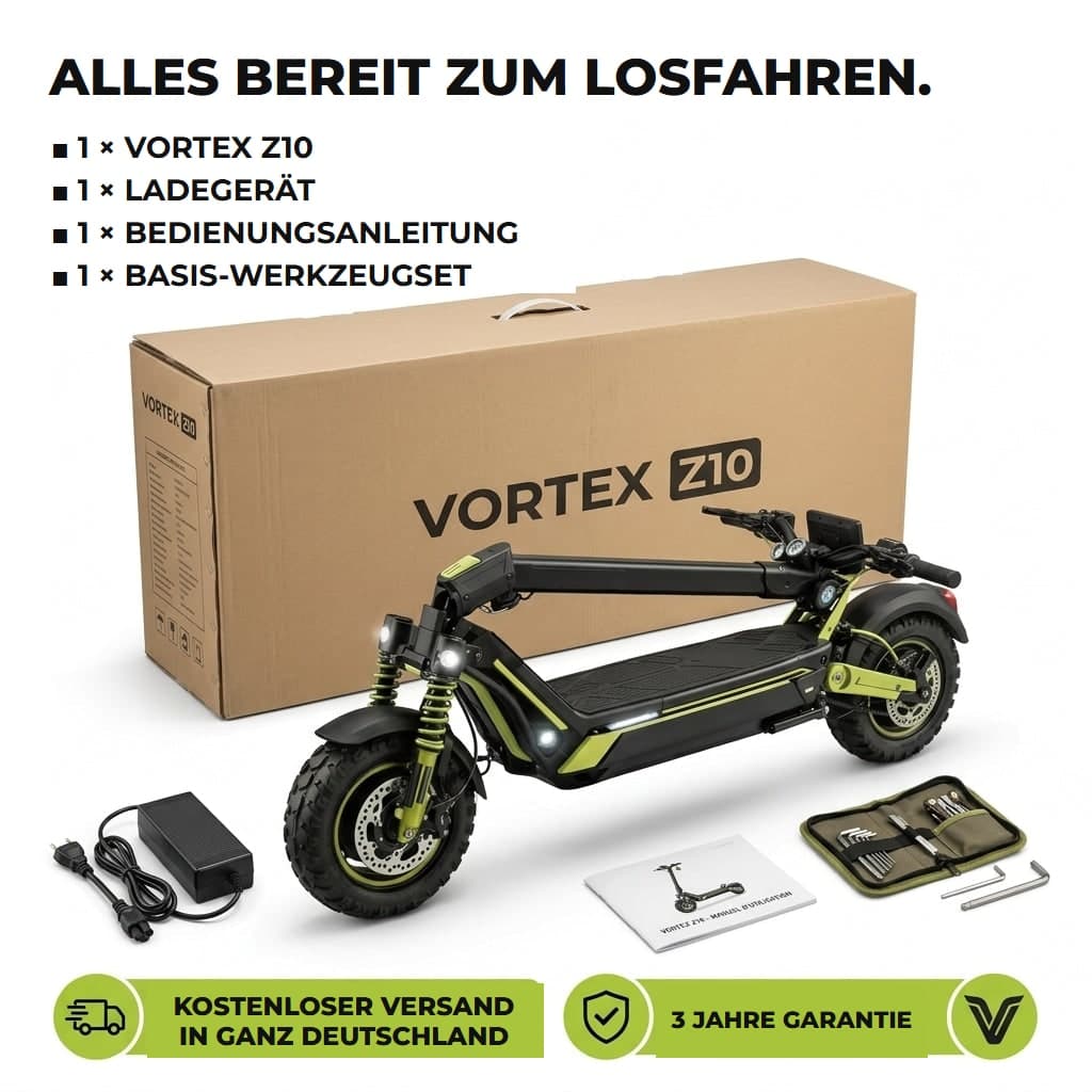VORTEX Z10 2x2, App-vernetzter E-Scooter. - Detail 10